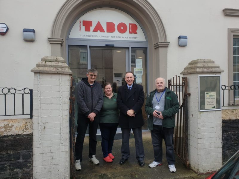 Nick Smith MP at the Tabor Centre, Brynmawr