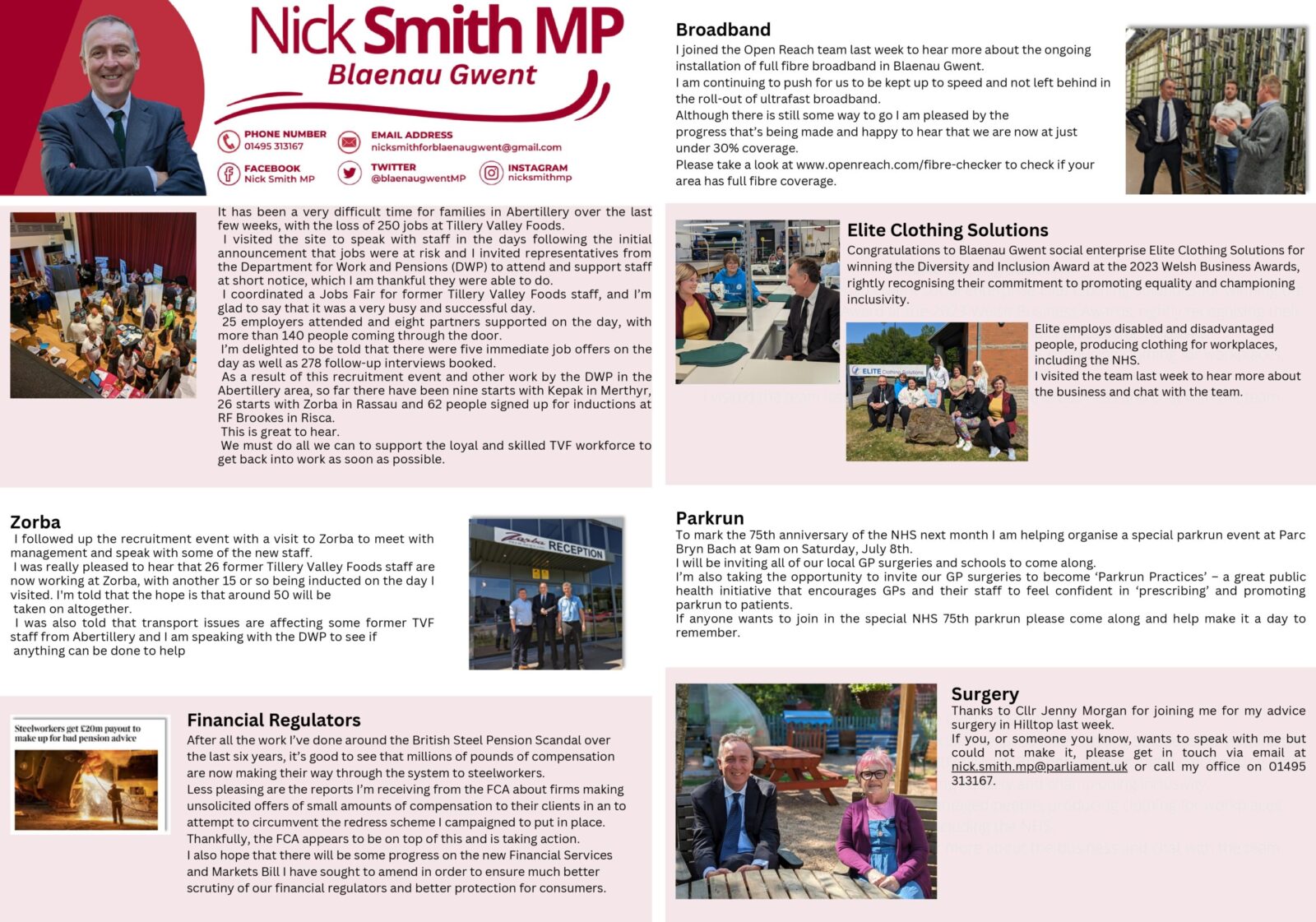 Nick Smith MP report June 2023