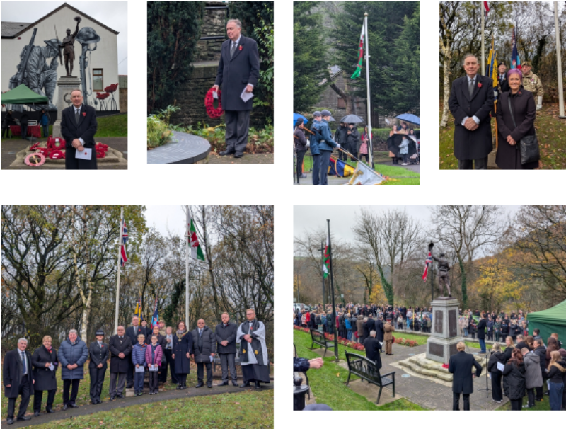 Remembrance Day 2025 in Blaenau Gwent & Rhymney